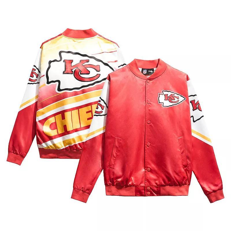 Mens Chalk Line Kansas City Chiefs Fanimation Satin Full-Snap Jacket Product Image