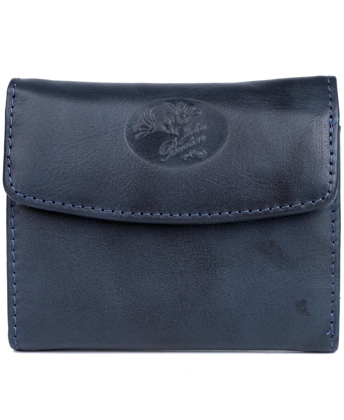 Julia Buxton Heiress Pik-Me-Up RFID-Blocking Leather Mini-Trifold Wallet Product Image