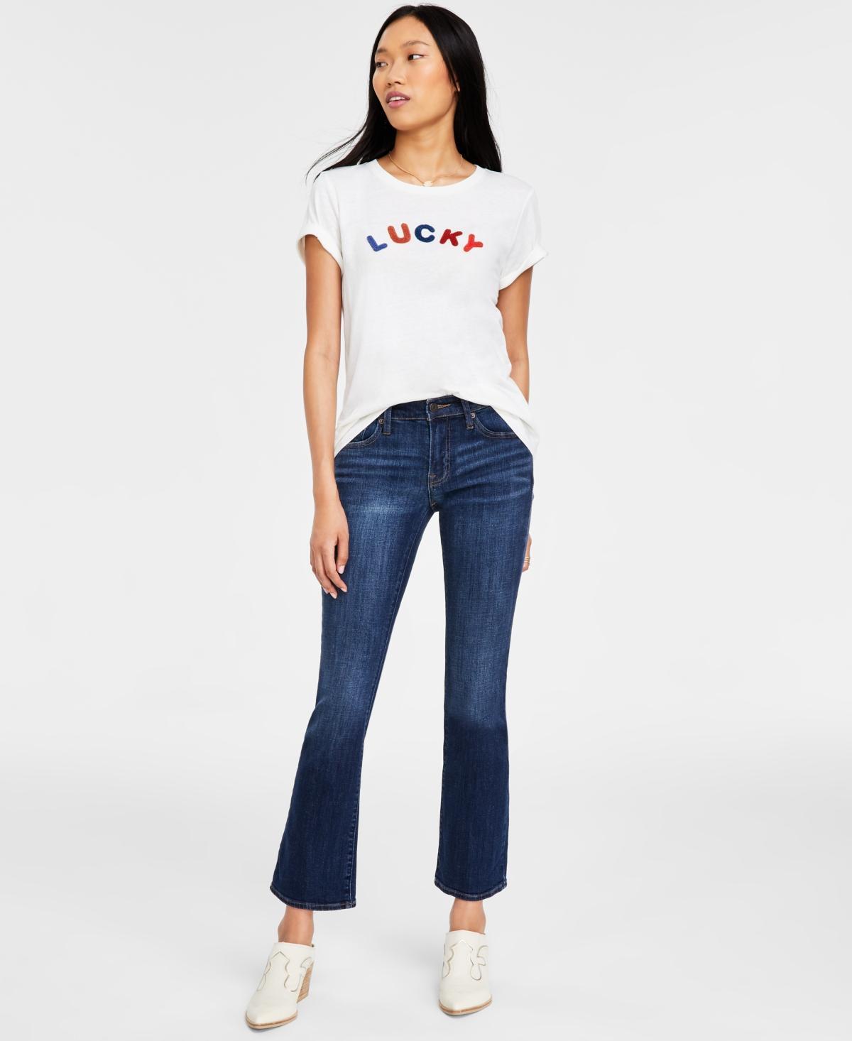 Lucky Brand Sweet Bootcut Mid Rise Denim Jeans Product Image