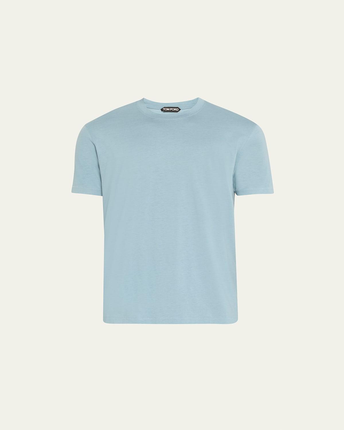 Mens Lyocell-Cotton Crewneck T-Shirt Product Image