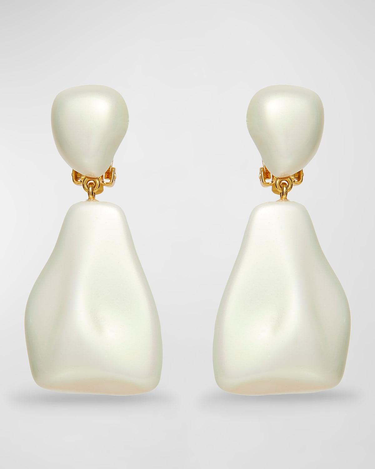 Womens Wilma Goldtone & Imitation Pearl Drop Earrings Product Image