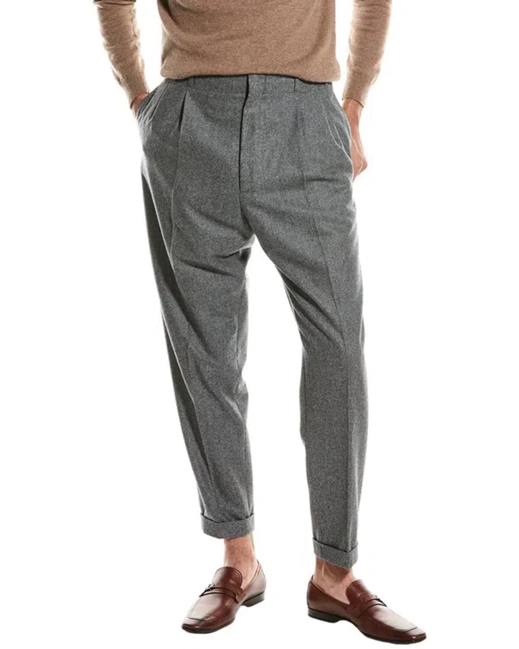 Wool Pant In Grey Product Image