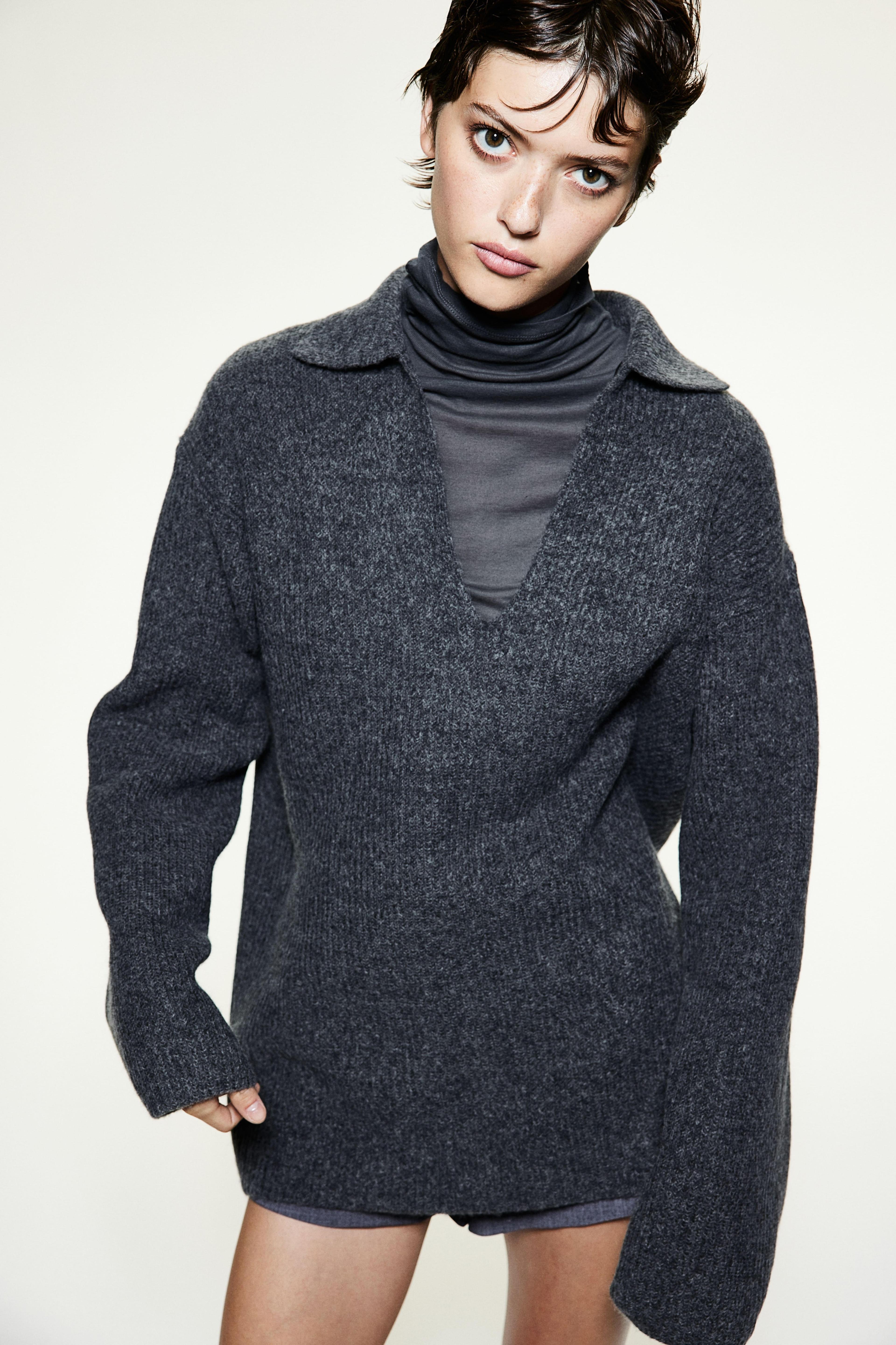 Sweater with Collar Product Image