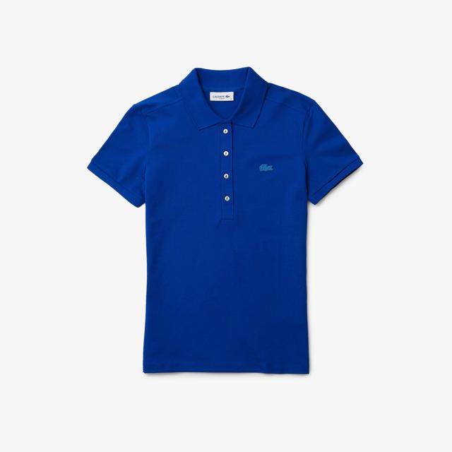 L.12.D Slim Fit Stretch Mini Piqué Polo Shirt Product Image