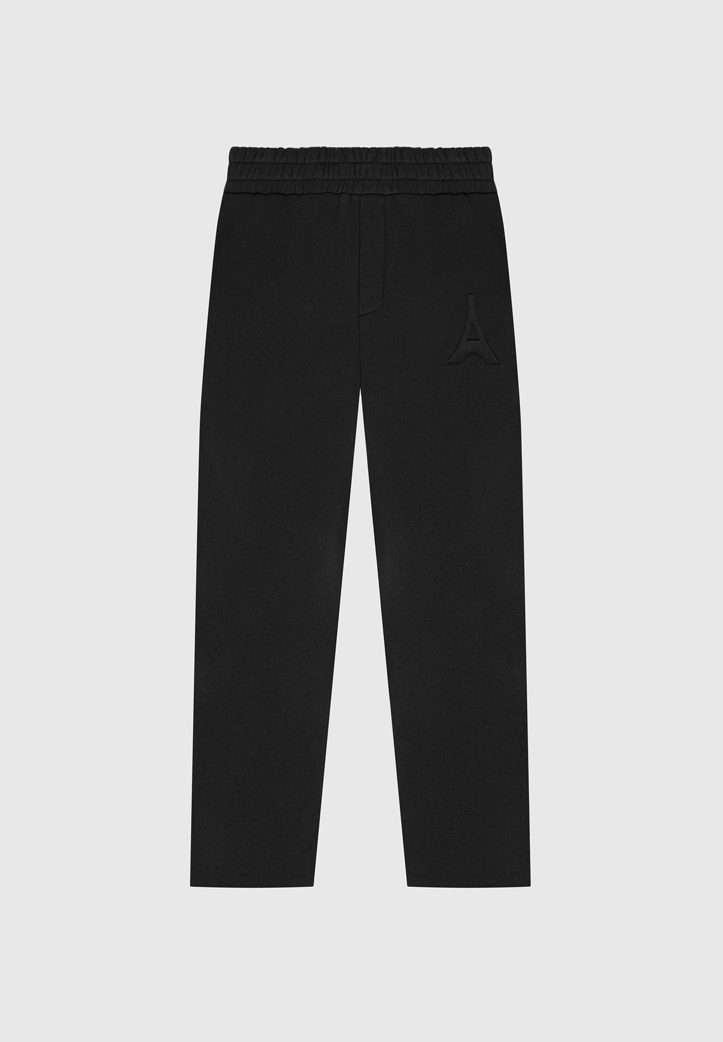 Éternel Eiffel Embossed Joggers - Black Male Product Image