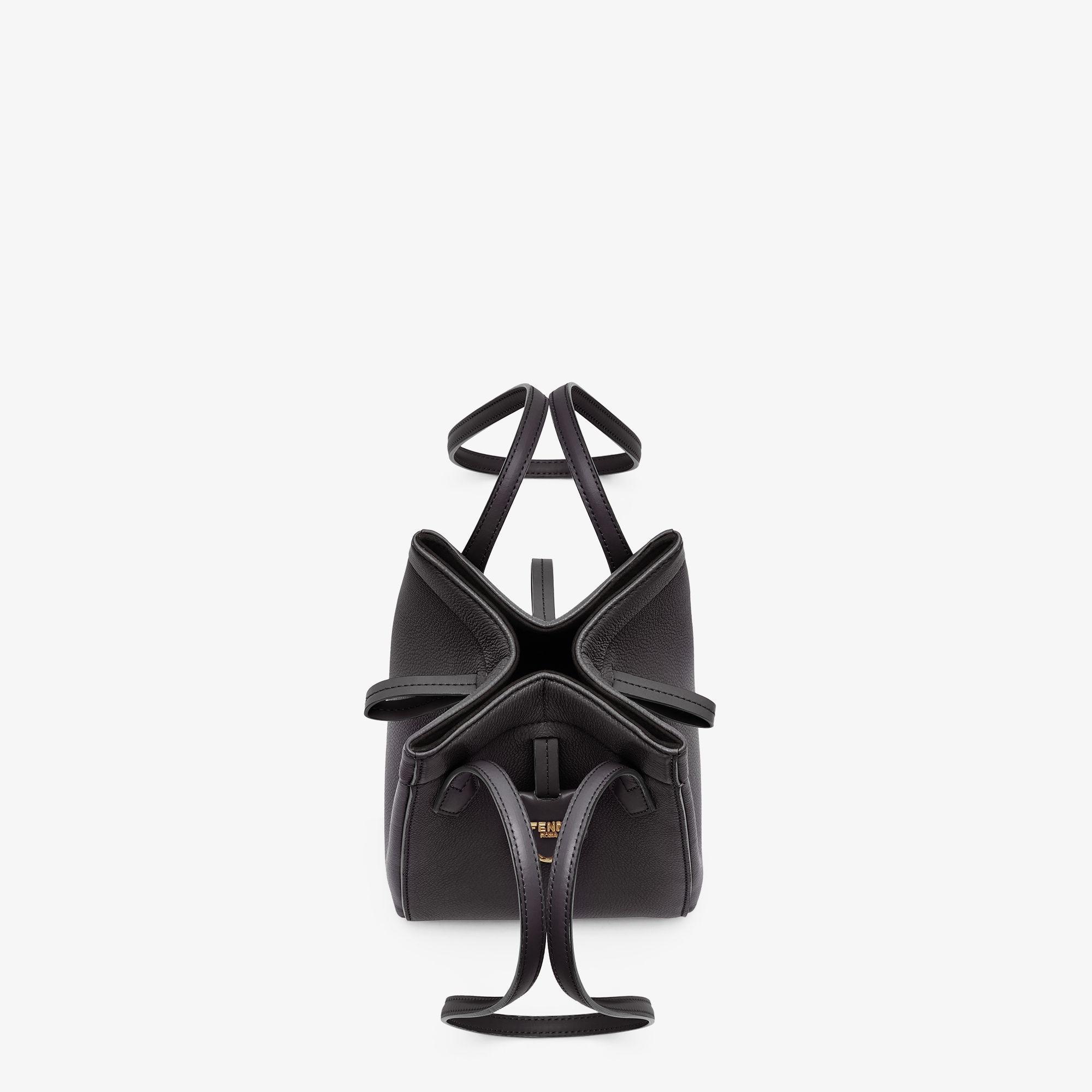 Fendi Origami MiniBlack leather mini bag that can be transformed Product Image