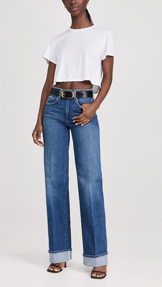 PAIGE Sasha W/ Wide Cuff Nadira Jeans | Shopbop Product Image