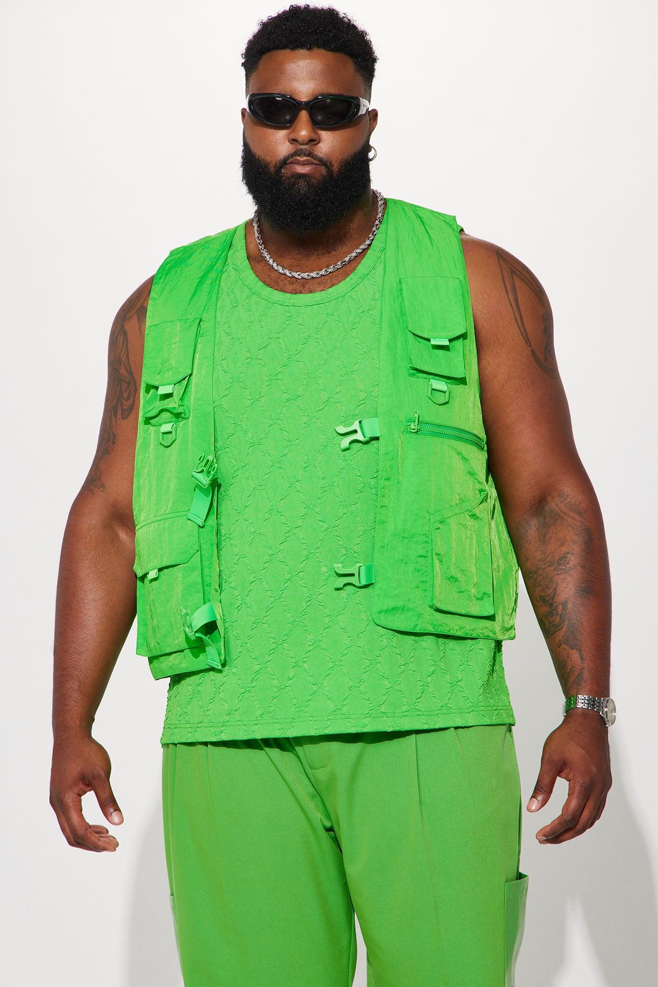 Last Forever Utility Nylon Vest - Green Product Image