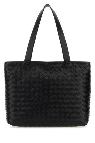 Men's Small Intrecciato Zipped Tote In Black Product Image