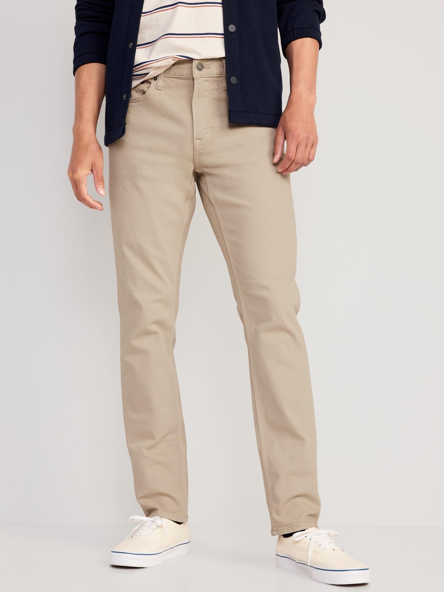 Slim Five-Pocket Pants for Men Product Image