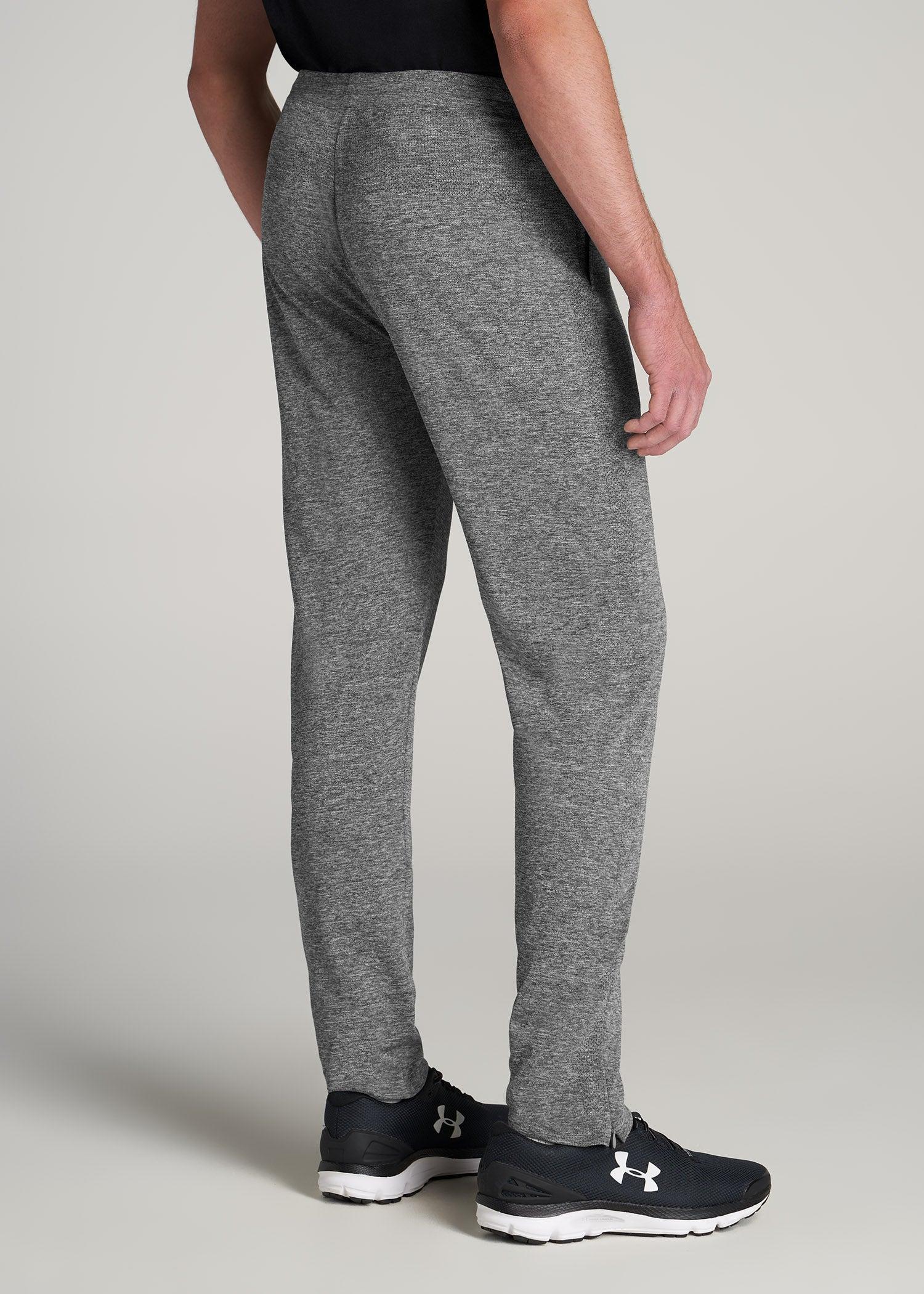 A.T. Performance Zip Bottom Pants for Tall Men in Grey Mix Product Image