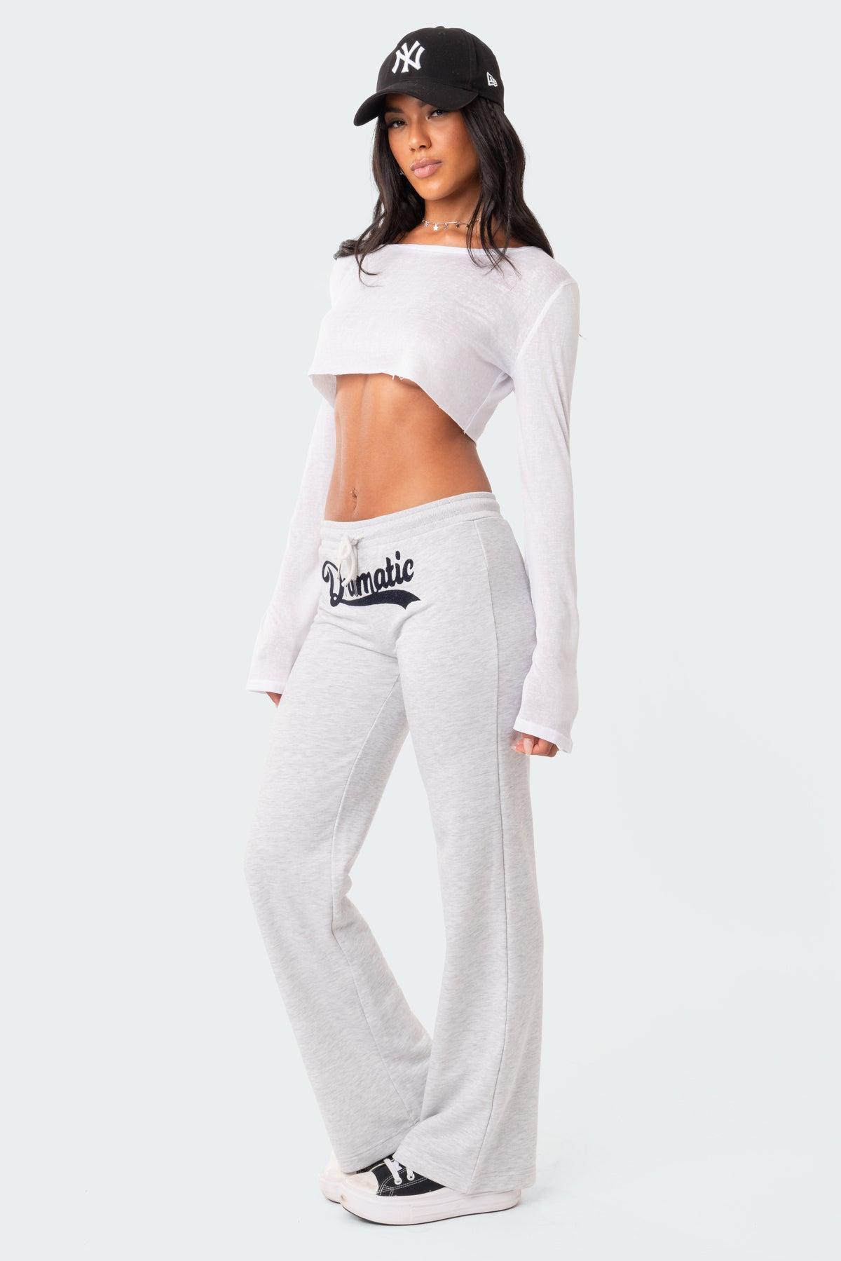 Dramatic Low-Rise Sweatpants Product Image