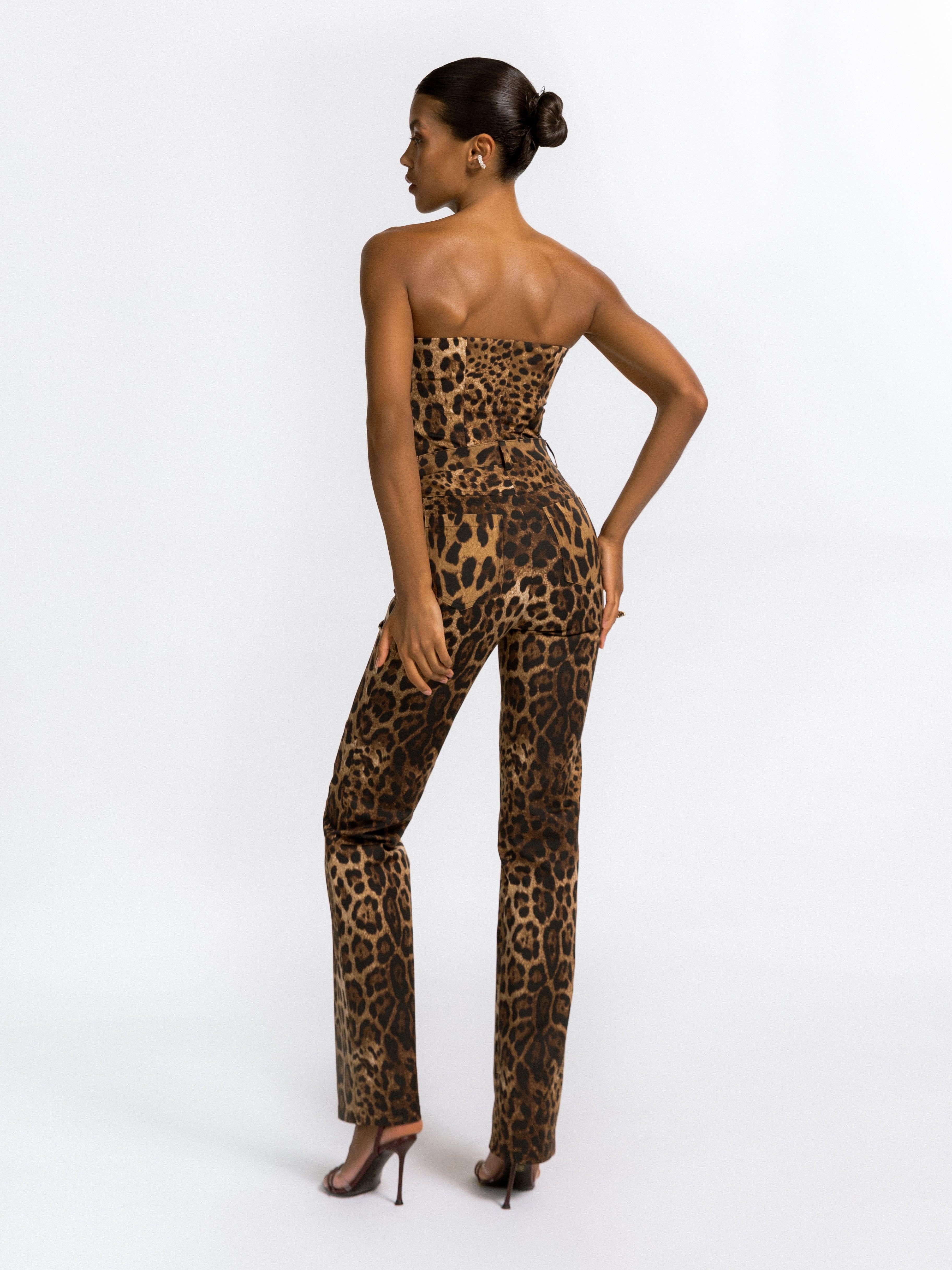 Bundle: Killa bandeau in Leopard + Killa pants in Leopard Product Image