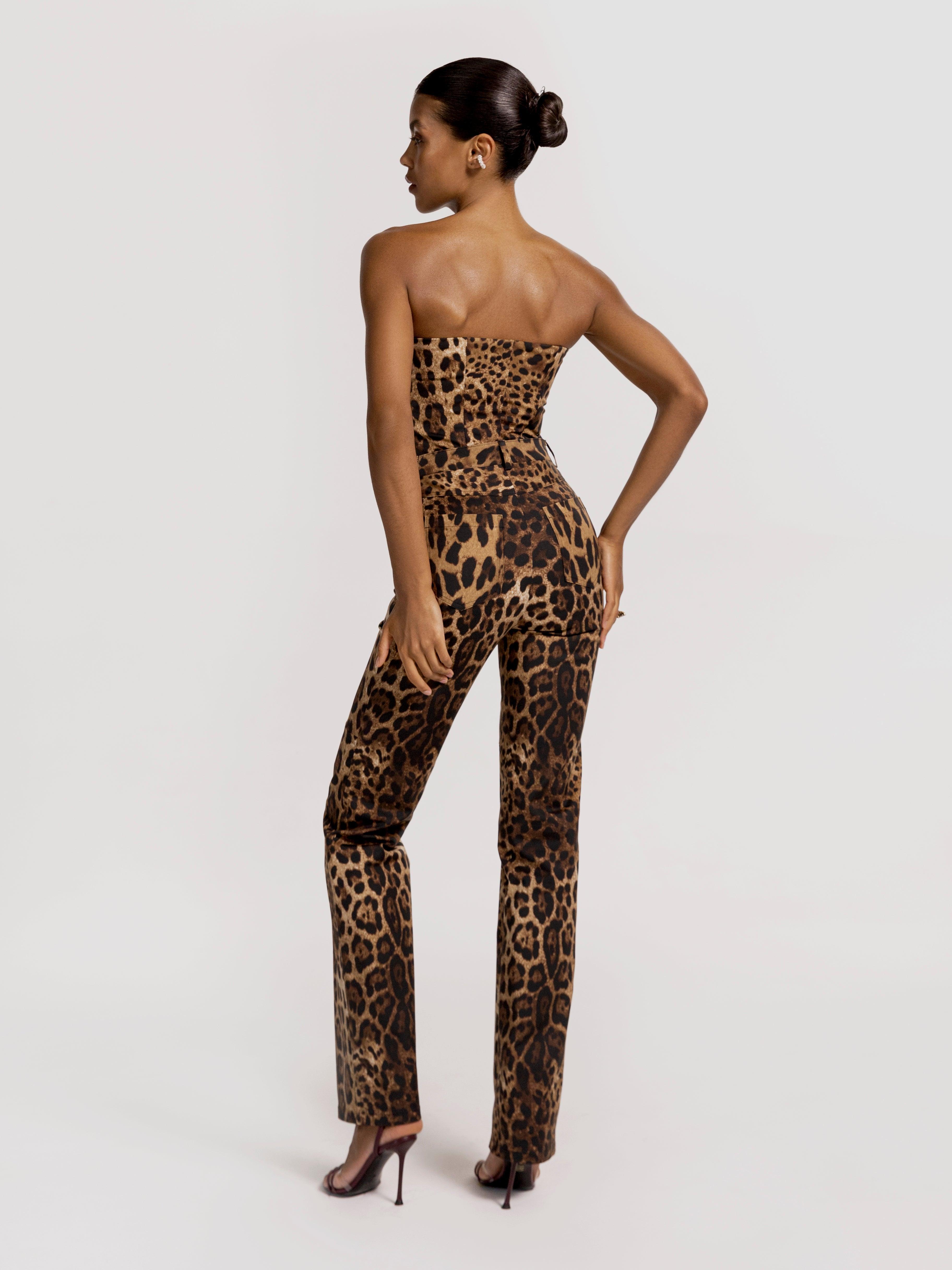 Bundle: Killa bandeau in Leopard + Killa pants in Leopard Product Image