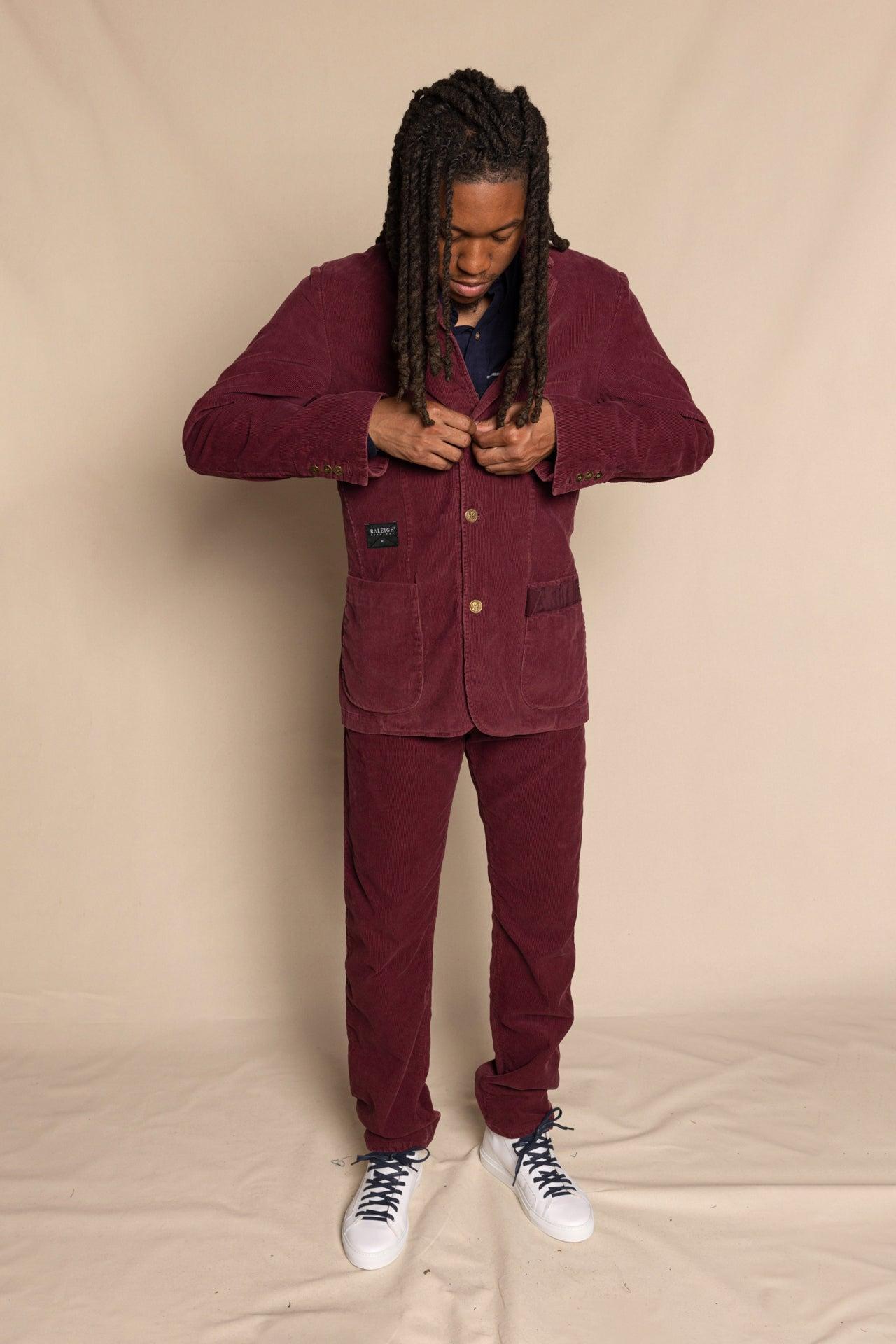 Dare Jacket | Corduroy Wine Male Product Image