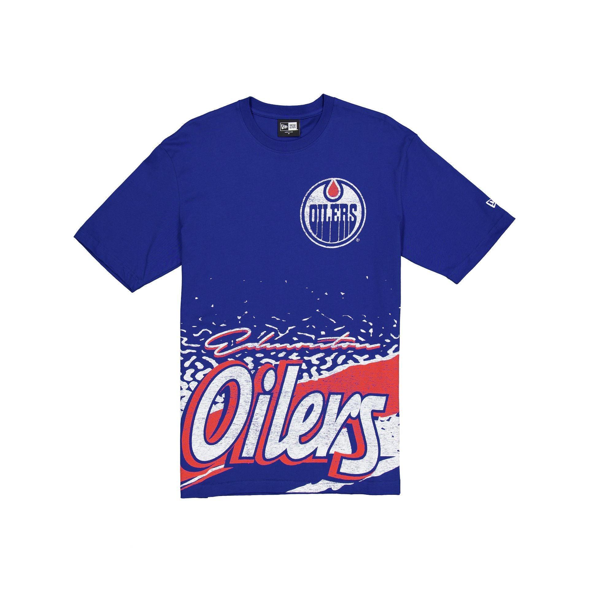 Edmonton Oilers Sport Classics Blue T-Shirt Male Product Image