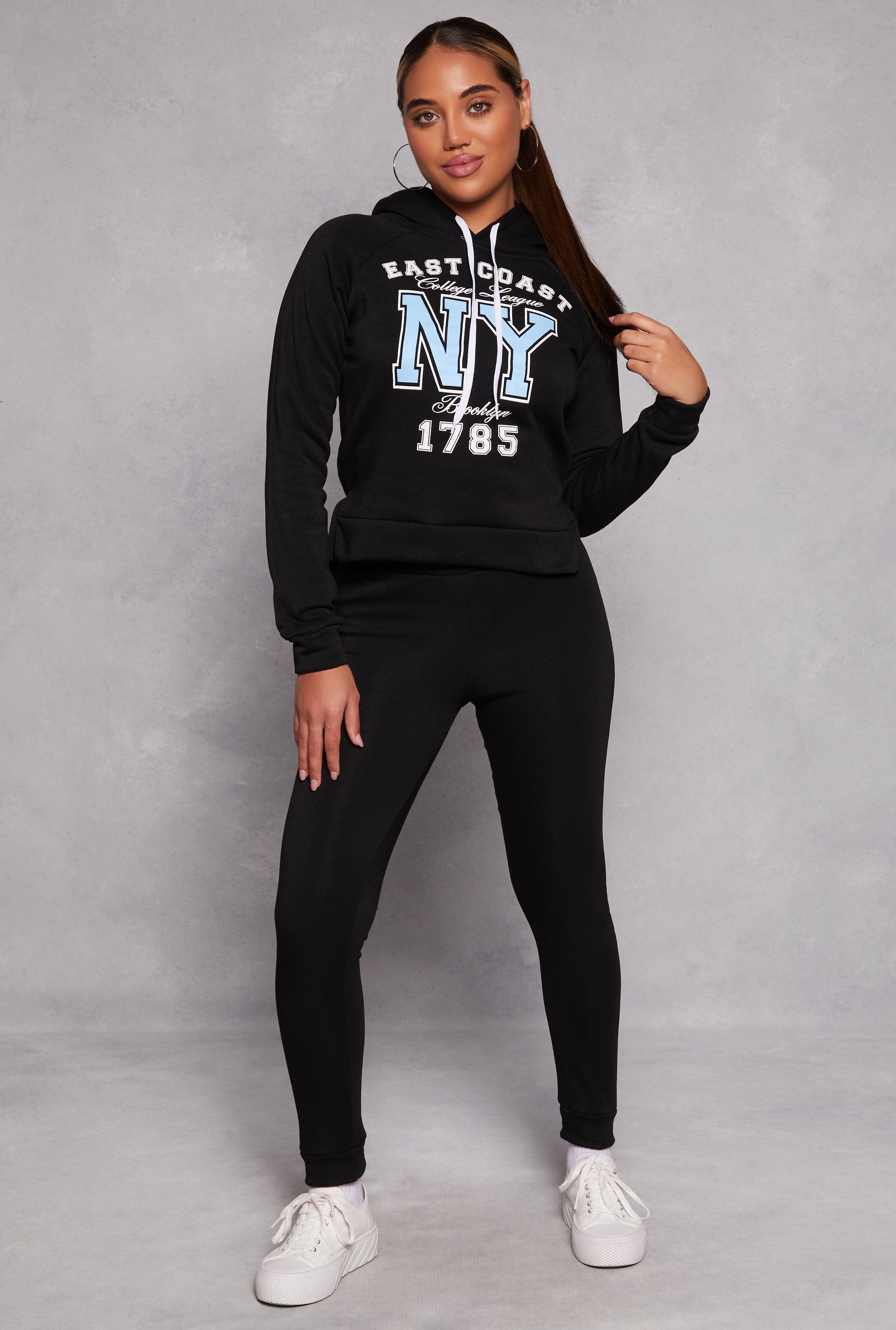 Womens Fleece Lined Drawstring Joggers product image