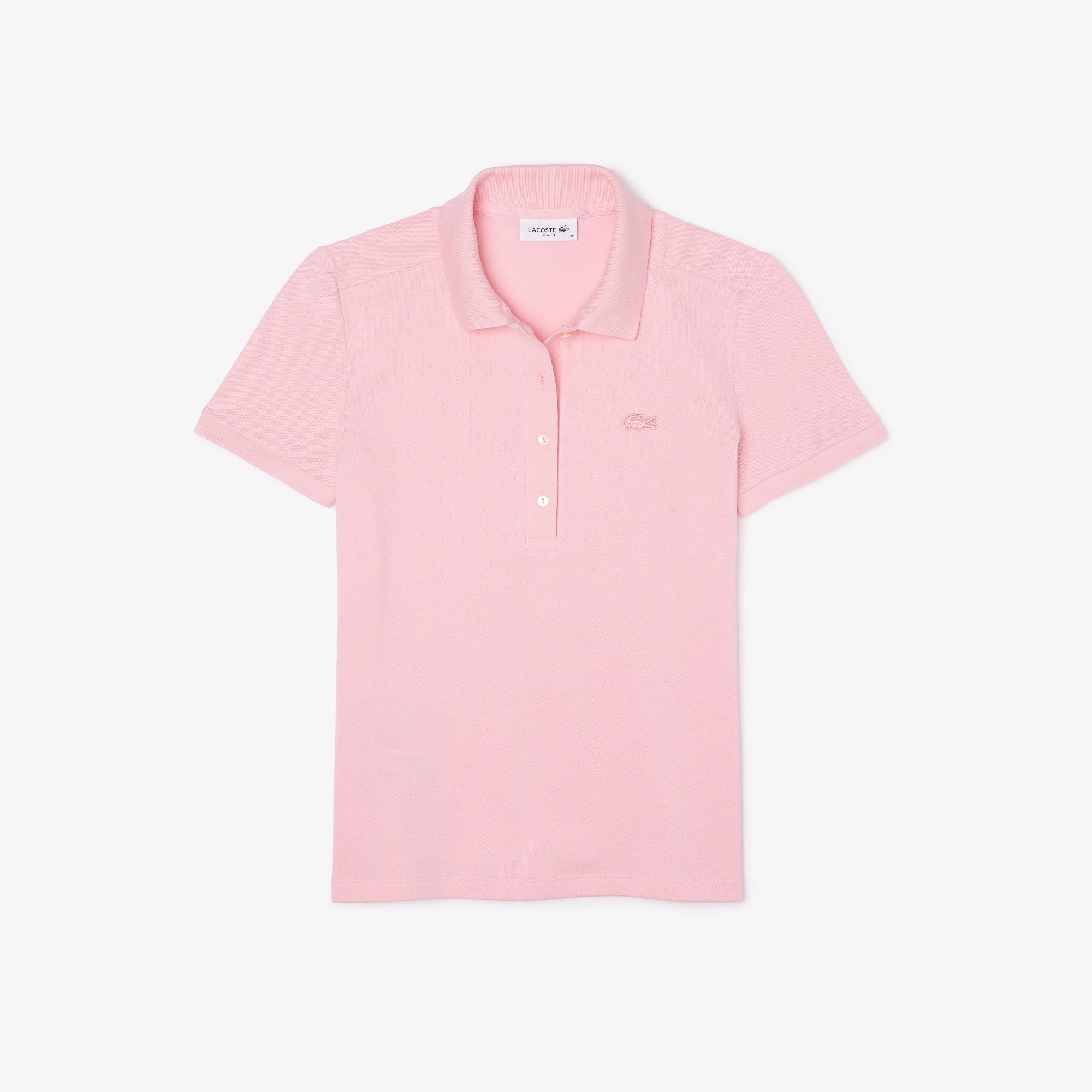 Women's L.12.D Slim Fit Stretch Mini Piqué Polo Product Image