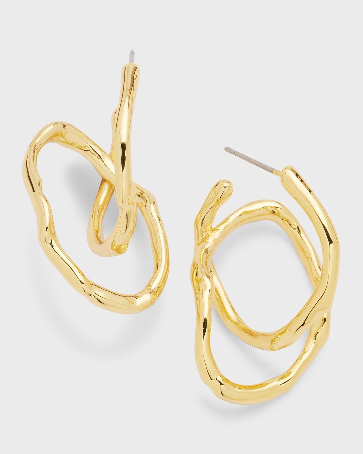 Alexis Bittar Solanales Twisted Interlock Earrings Product Image