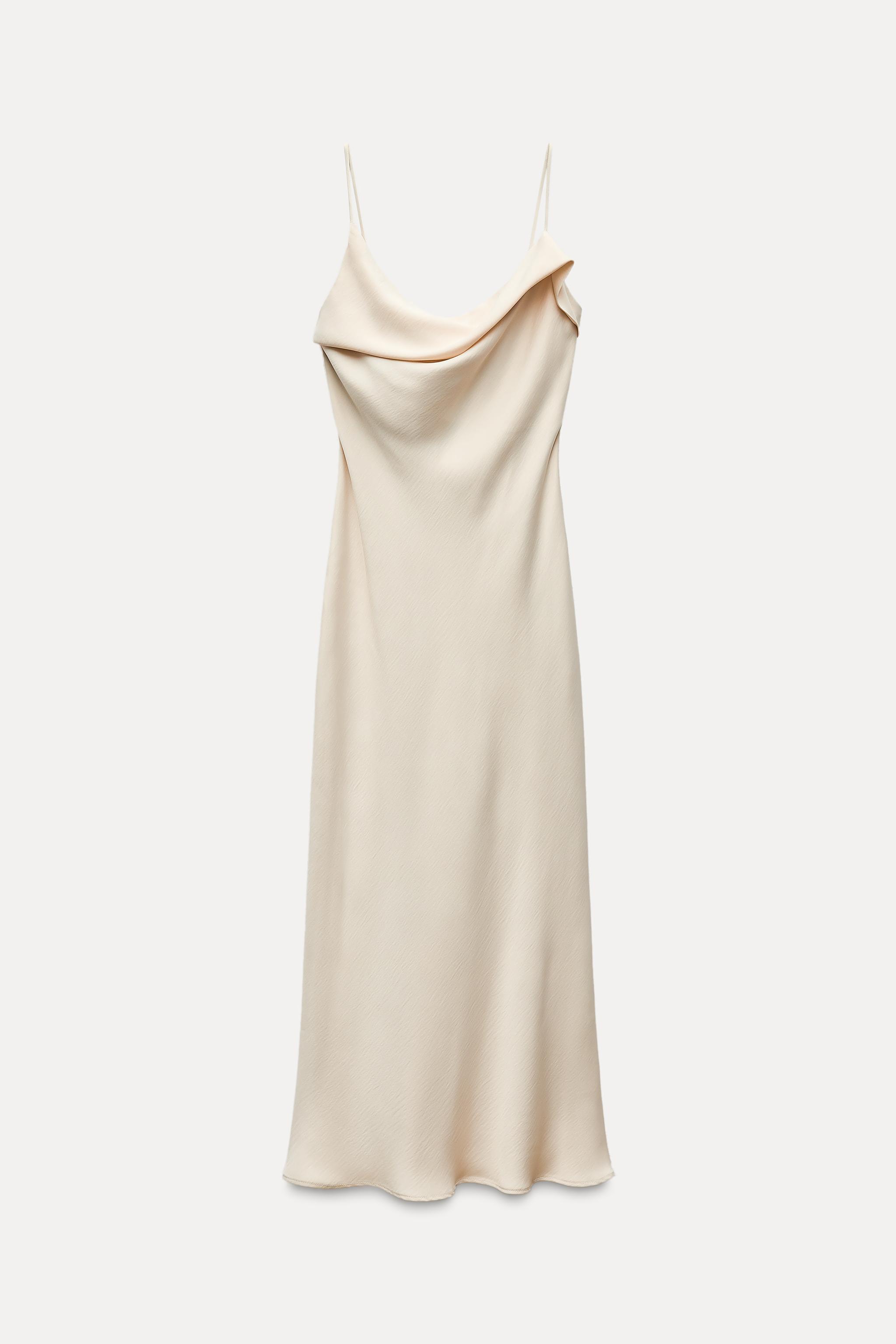 SATIN SLIP DRESS Product Image