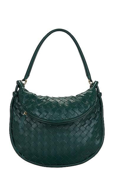 Bottega Veneta Medium Gemelli Intrecciato Shoulder Bag Green.. Product Image