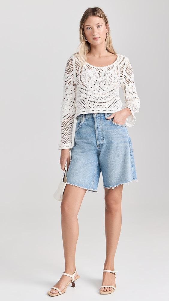 Line & Dot Krista Crochet Top | Shopbop Product Image