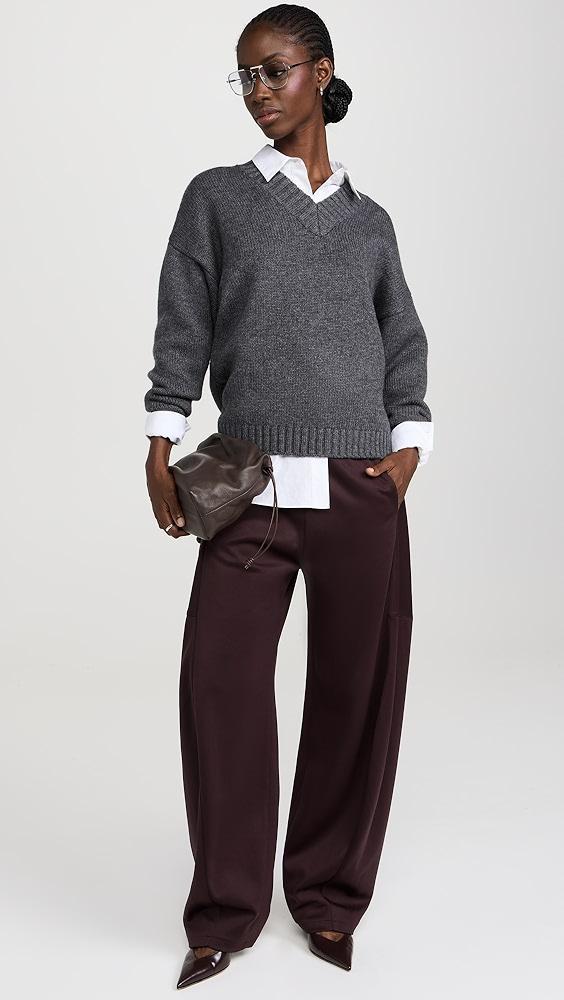 FRAME Chunky V Neck Sweater | Shopbop Product Image