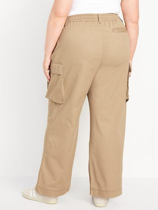 Extra High-Waisted Super Wide-Leg Cargo Pants Product Image