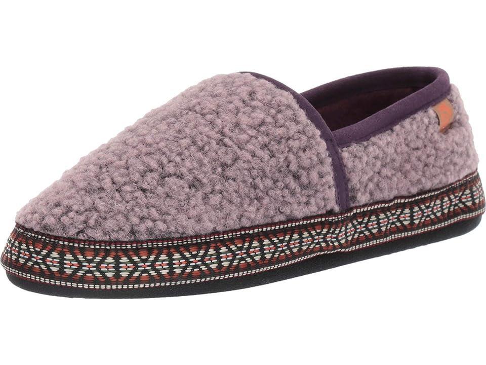 Acorn Woven Trim Moc (Iris) Women's Slippers Product Image