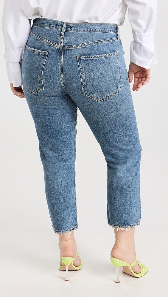 AGOLDE Riley High Rise Straight Crop Jeans | Shopbop Product Image