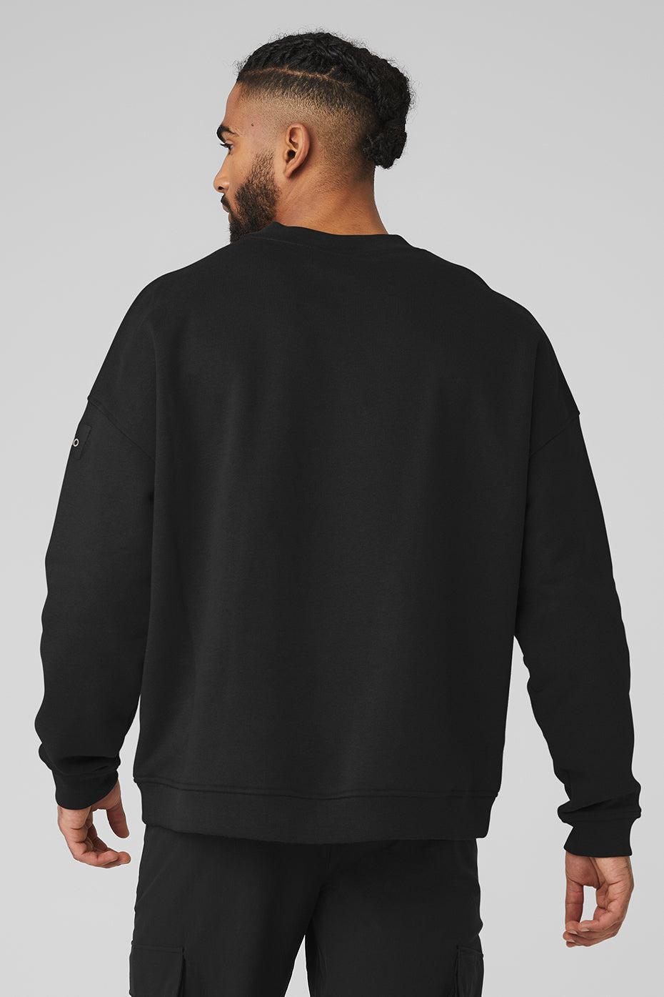 Renown Heavy Weight Crew Neck Pullover - Black Male Product Image