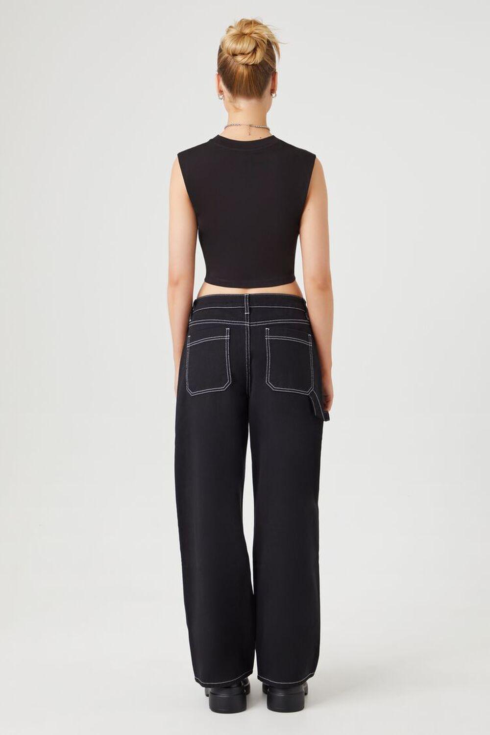 Twill Utility Carpenter Pants | Forever 21 Product Image