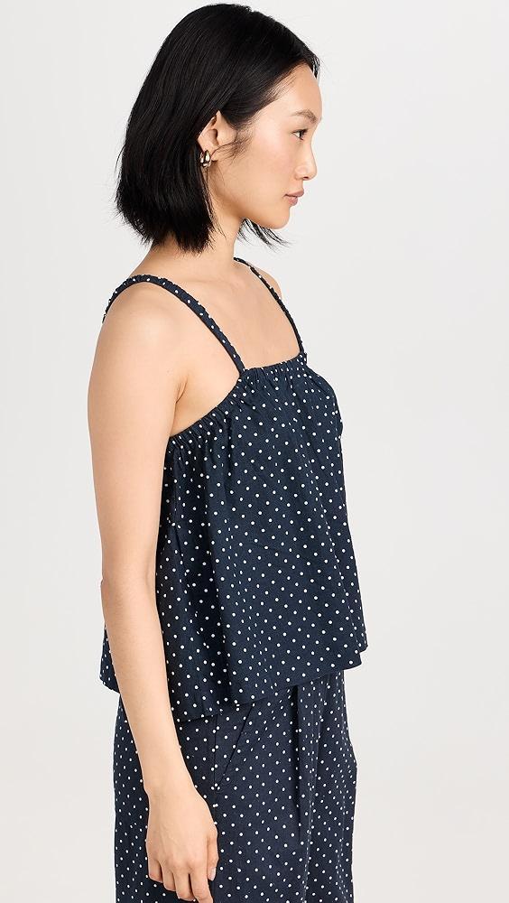 Stateside Linen Dot Swing Top | Shopbop Product Image