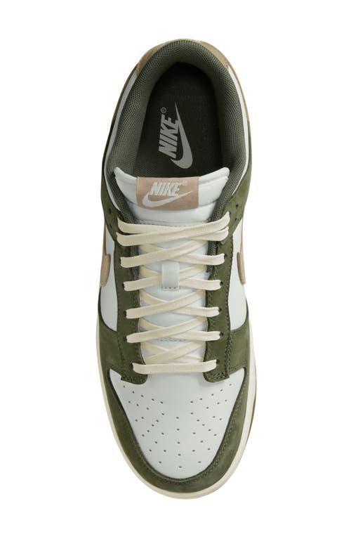 NIKE Dunk Low Retro Premium Sneakers Medium Olive / Summit White In Green Product Image