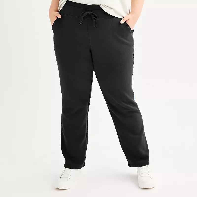 Plus Size Tek Gear Ultrasoft Fleece Pants, Womens Product Image