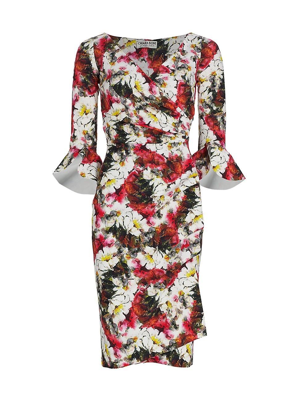 Womens Triana Gathered Floral Dress Product Image