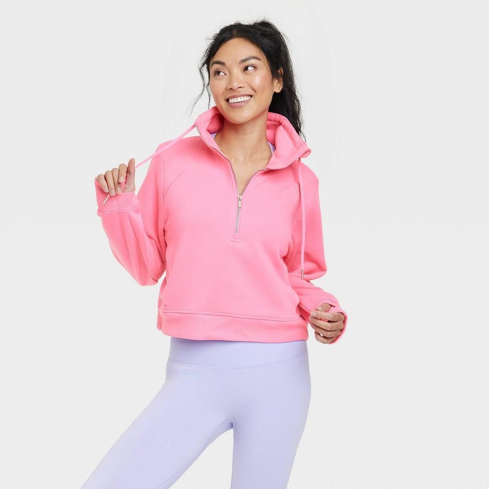 Womens Half Zip Fleece Pull Over - All in Motion Product Image