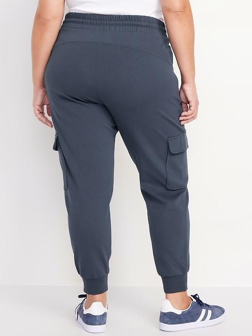 High-Waisted Dynamic Fleece Cargo Joggers Product Image