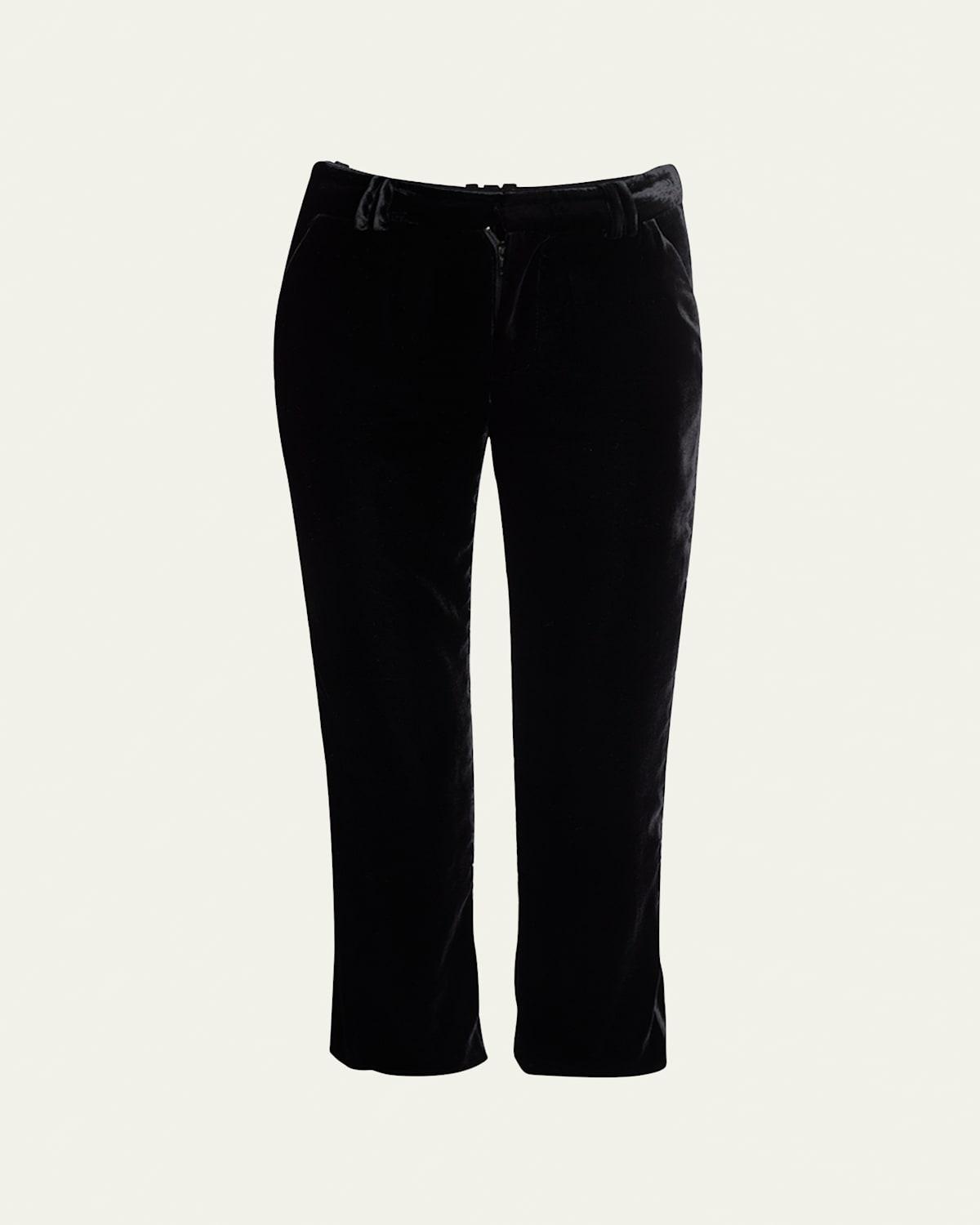 Womens Velvet Bootcut Pants Product Image