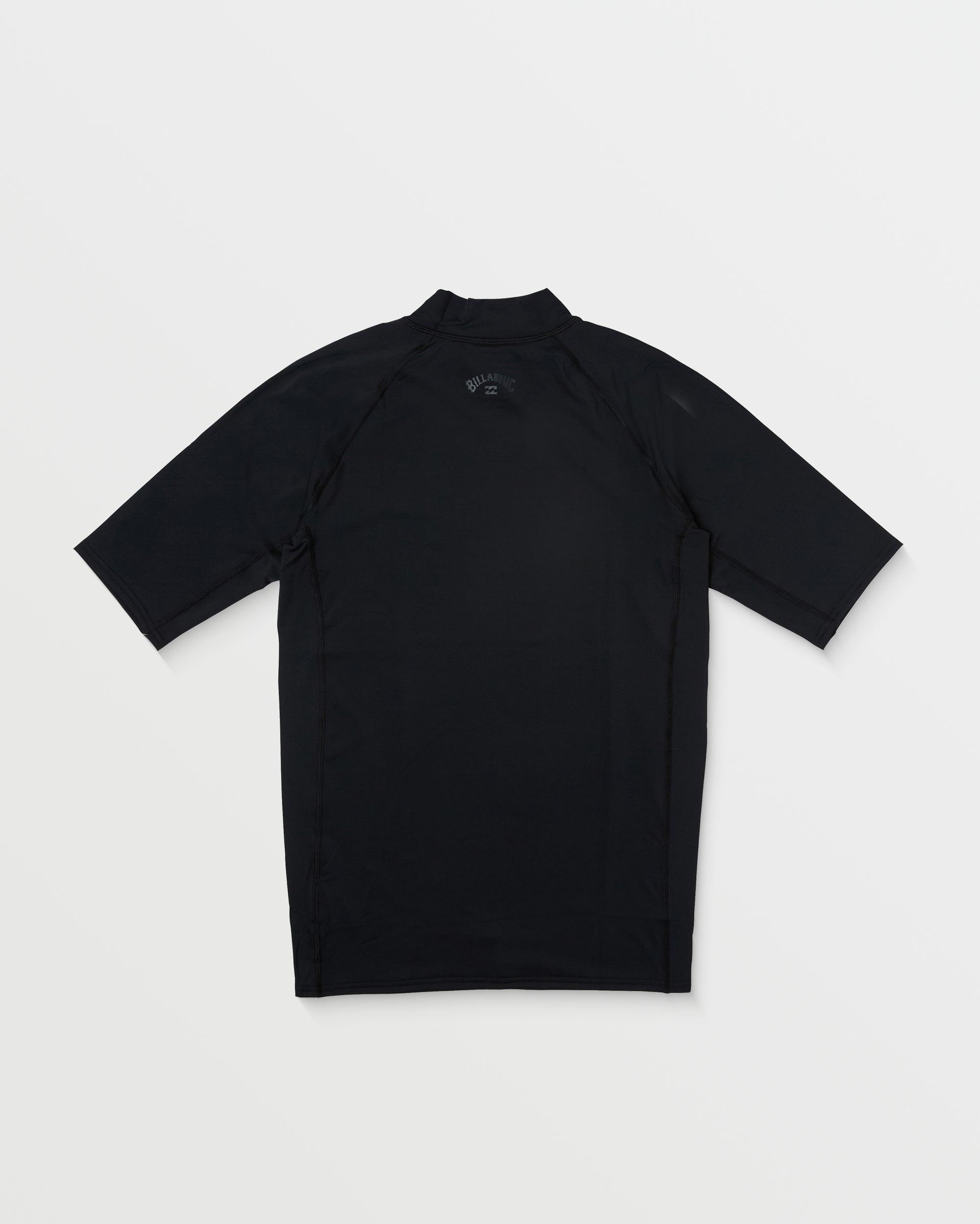 Arch Wave Short Sleeve Rashguard - Black Male Product Image