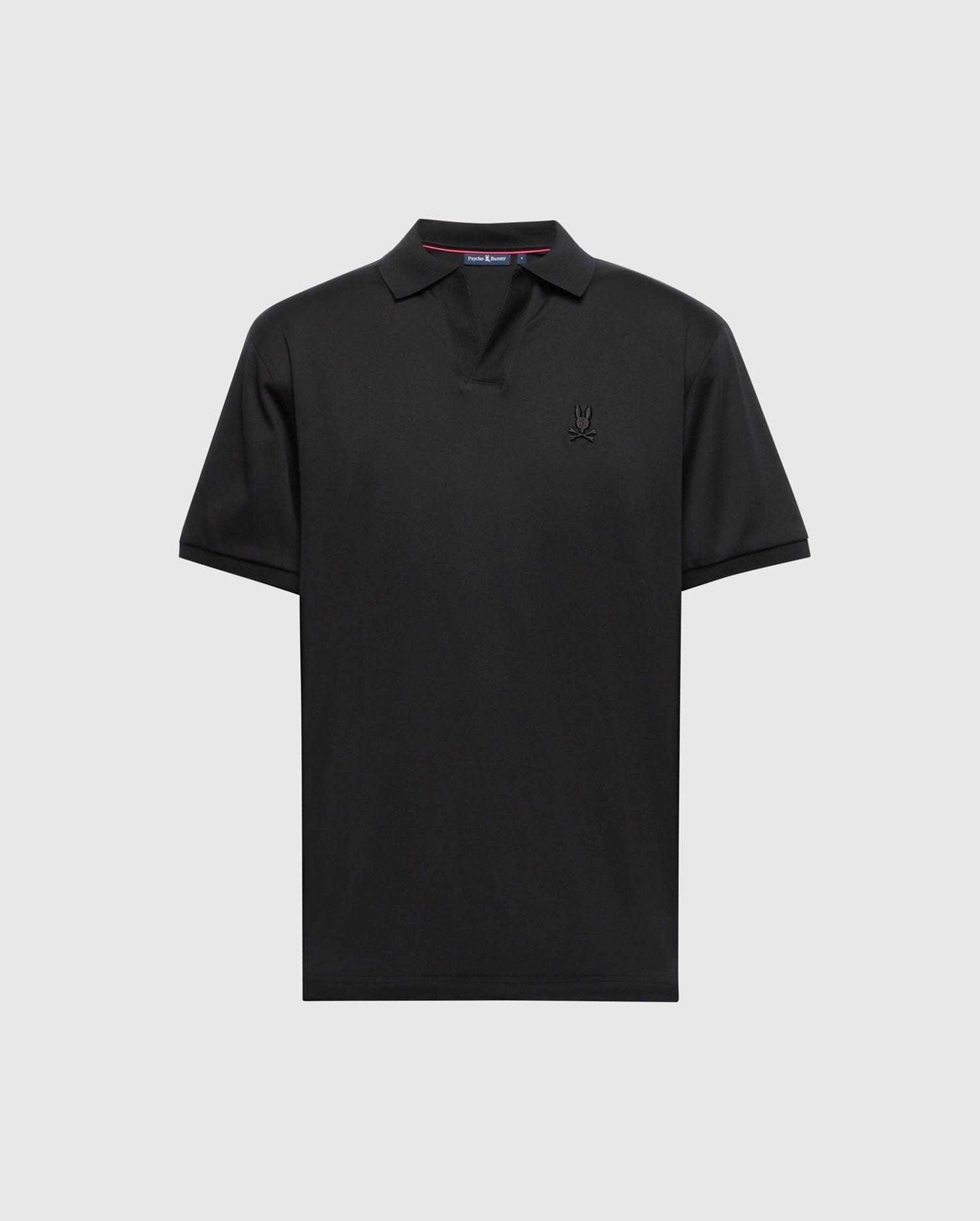 MENS BIG AND TALL BROADWAY PIMA INTERLOCK JOHNNY COLLAR POLO - B9K891D200 Male Product Image