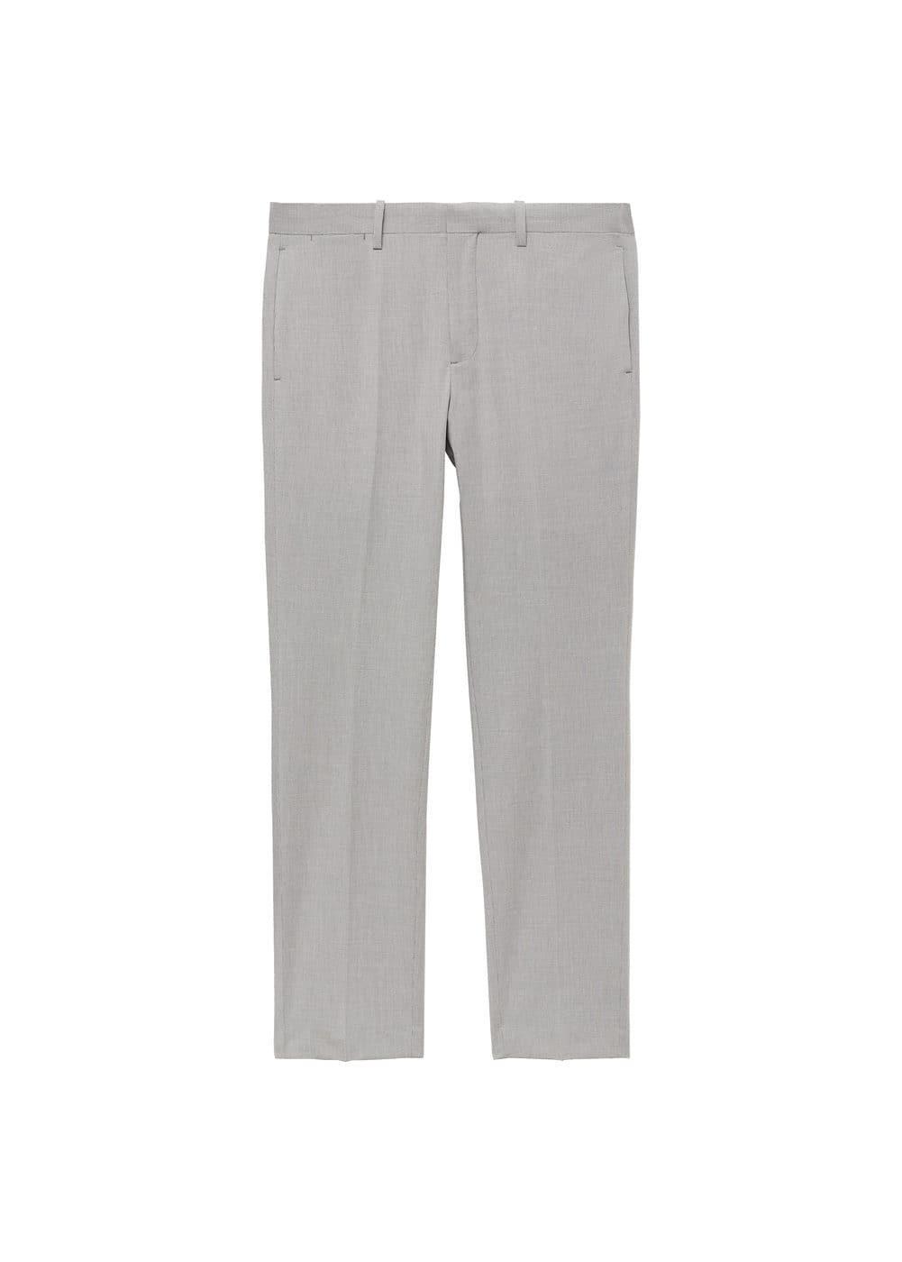 MANGO MAN - Stretch fabric super slim-fit suit pants ecruMen Product Image