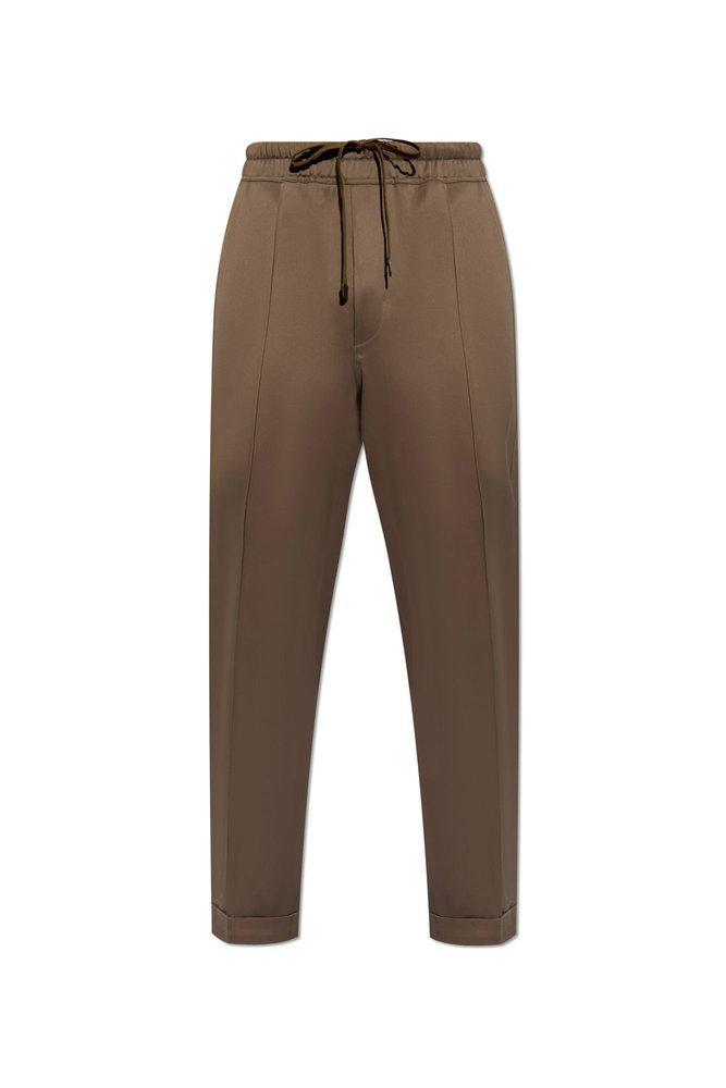 TOM FORD Pintuck Drawstring Track Pants In Brown Product Image