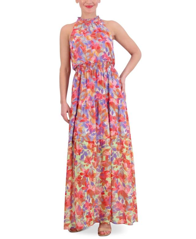 Vince Camuto PTD Chiffon Maxi Dress (Lavender) Women's Dress Product Image