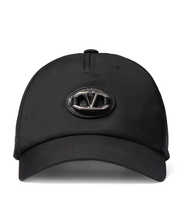 VALENTINO GARAVANI Vlogo Cap In Black Product Image