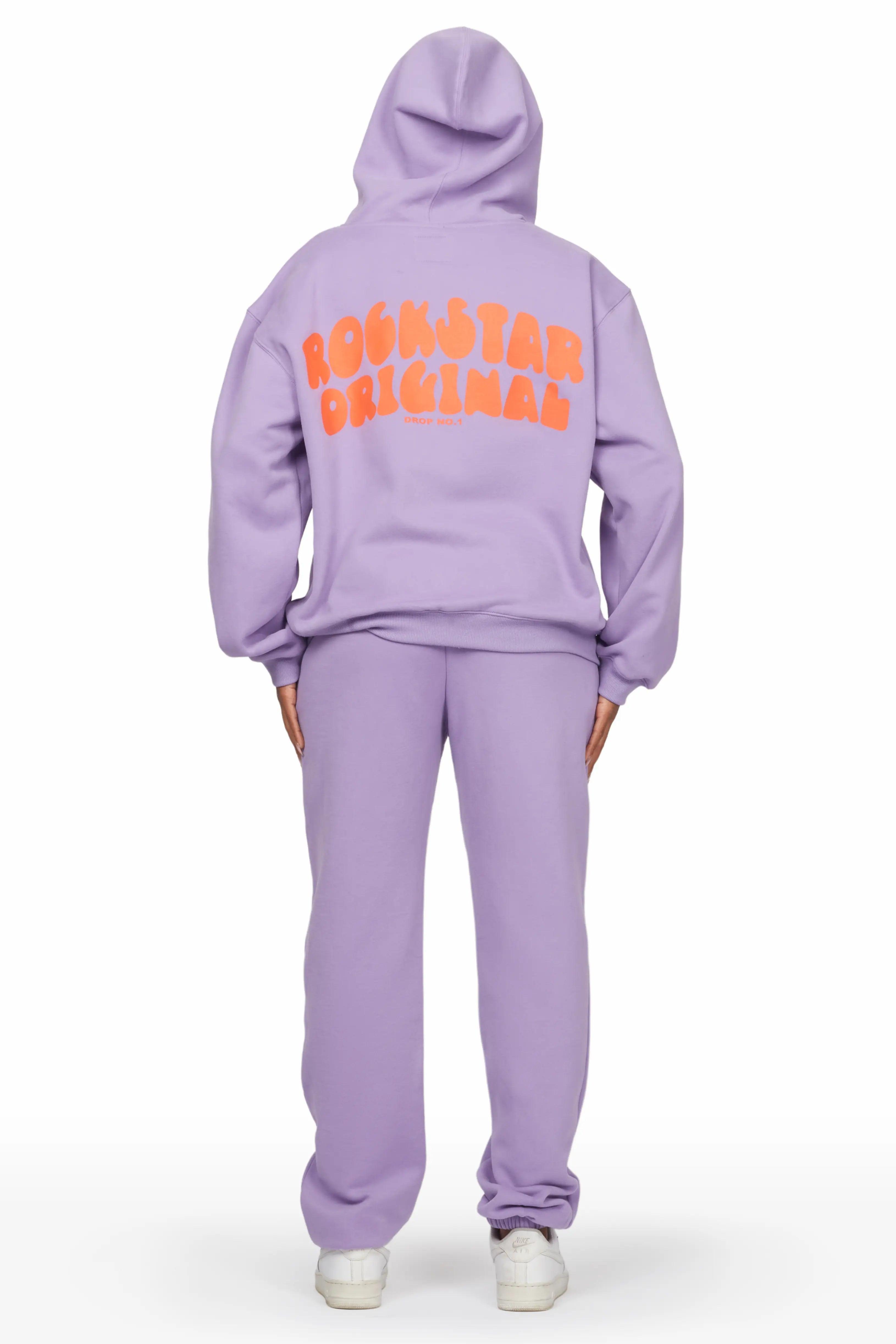 Shandee Lavender Oversized Trackset Female Product Image