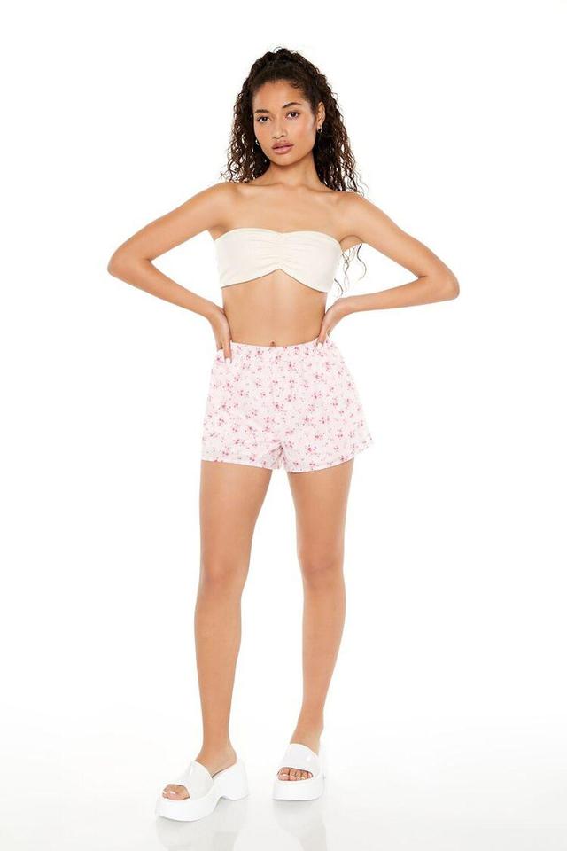 Floral Print Pull-On Shorts | Forever 21 Product Image