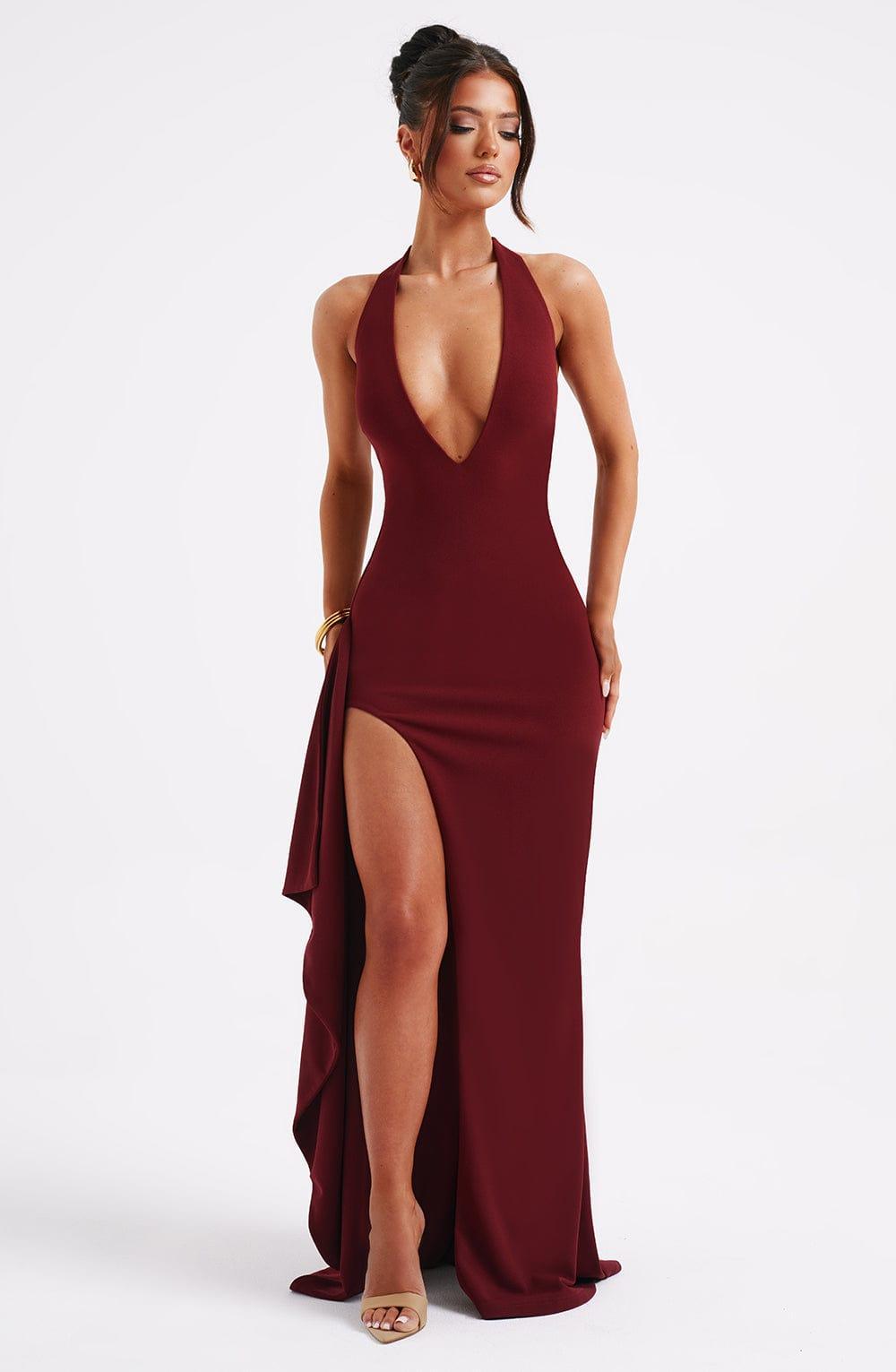 Luella Maxi Dress - Burgundy Product Image