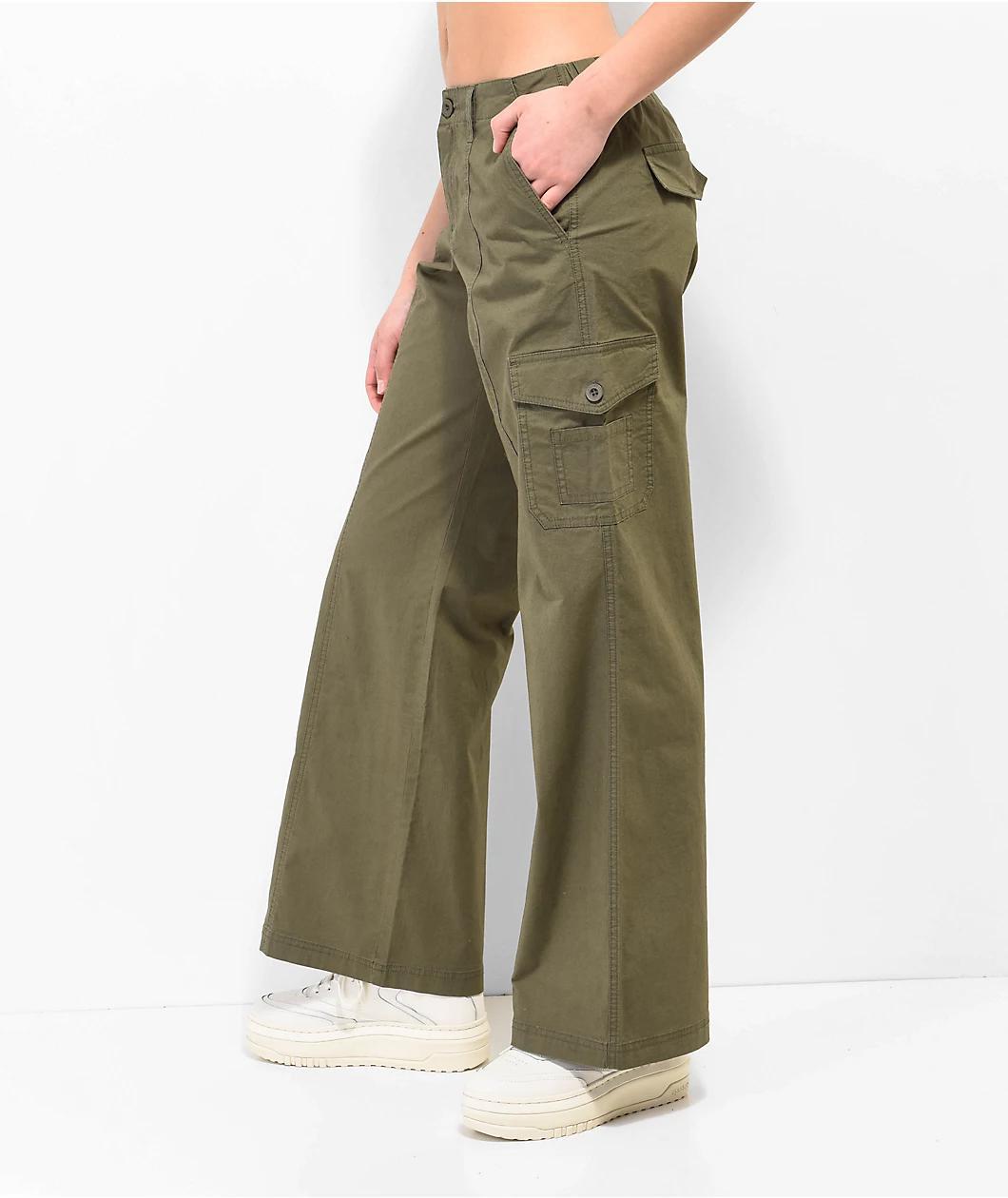 Empyre Maisie Grape Leaf Lowrise Cargo Pants Product Image