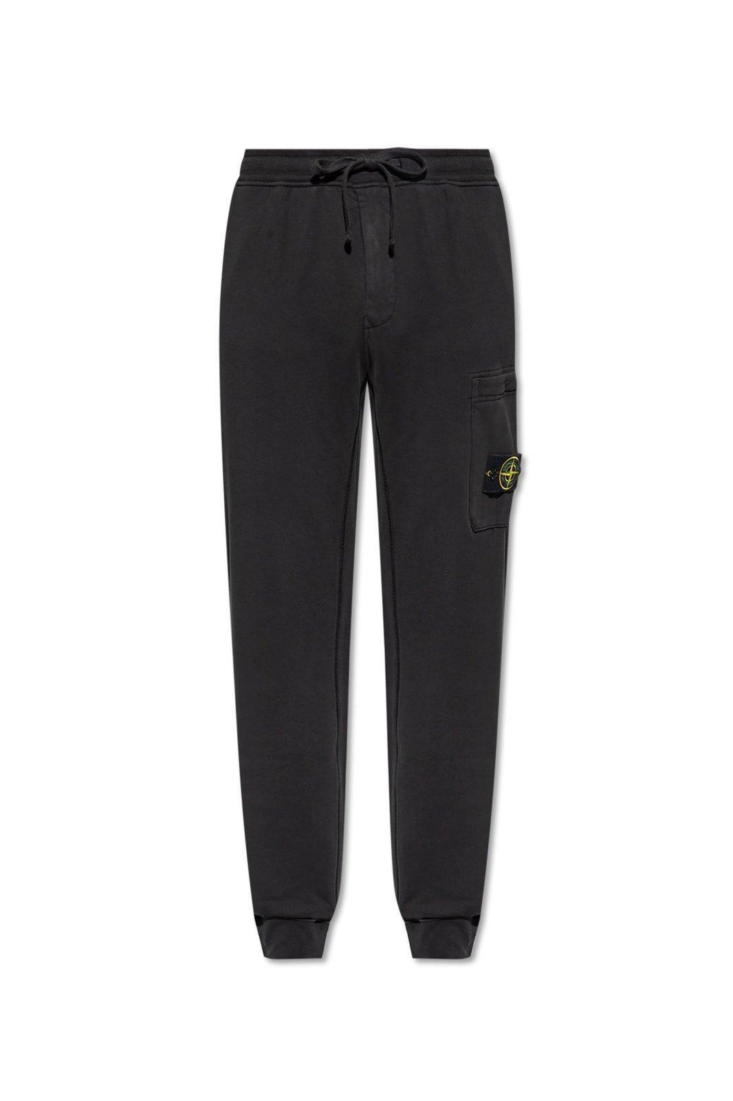 STONE ISLAND Trousers Black Product Image